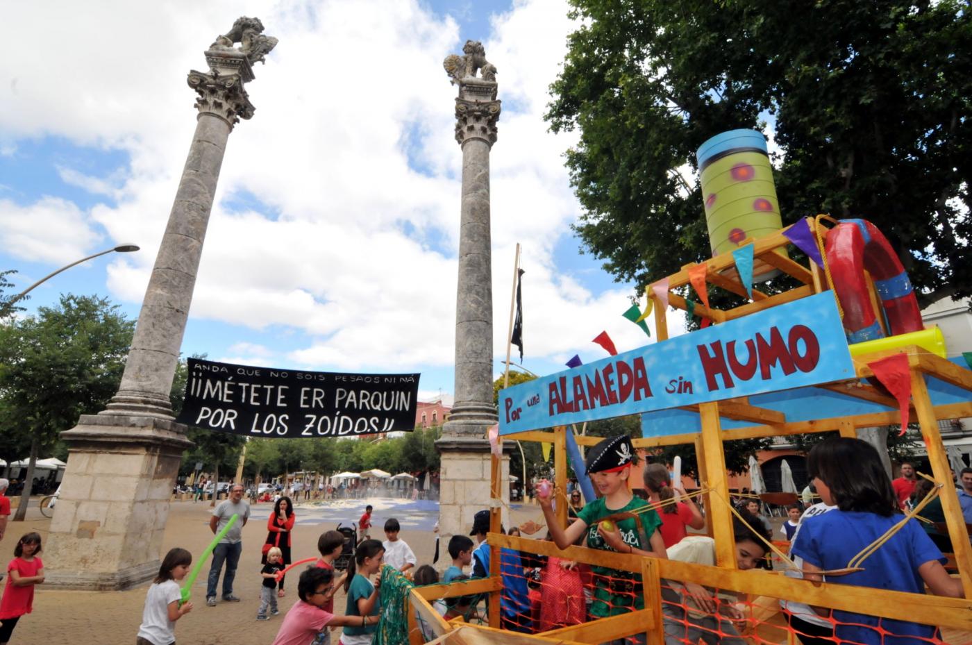 San luis sin bancos ni árboles